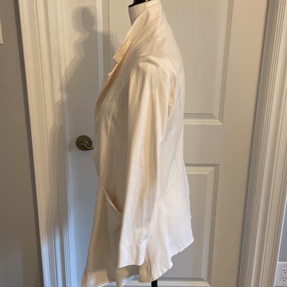 Beautiful Tracy Moore By Freda’s Ivory OpenFront Jacket. Size XS-Small - Picture 5 of 10